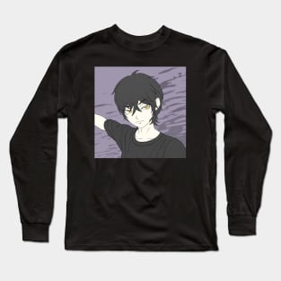 Emo anime boy Long Sleeve T-Shirt